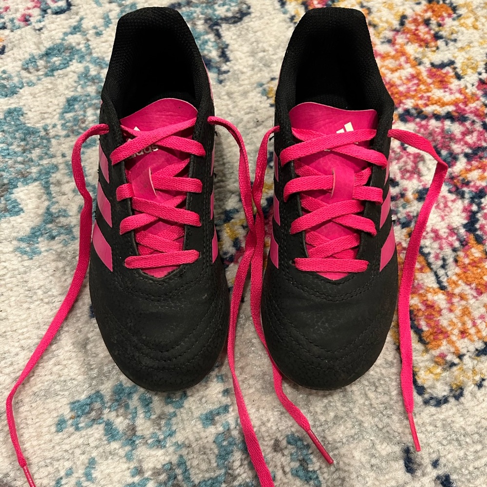 Adidas kids soccer cleats, size 13